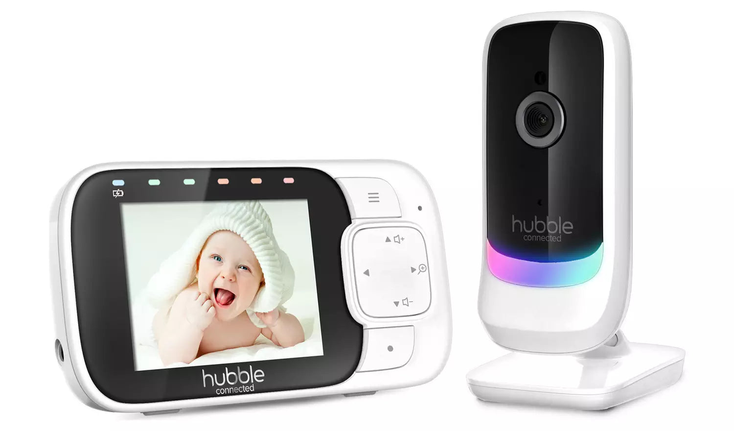Monitor de bebé con video View Glow de 2.8" de Hubble Nursery
